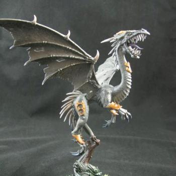 Dark Elf Black Dragon by TMarkhampaintingstudio