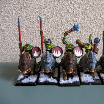 Savage orc boar boyz. by biginbelgium