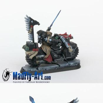 Ravenwing Bike Sergeant by MadFlyArtStudio