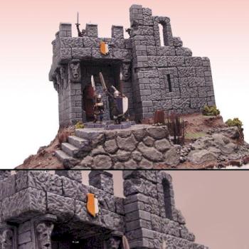 Ruined watch tower by Cab305