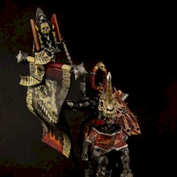Warhammer Lord of Chaos with Standard by rene
