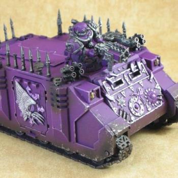 Slaanesh - Emperor's Children Rhino by dogowar6798