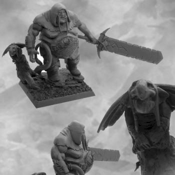 OGRE KINGDOMS Maneater ELFeater Converted/Sculpted by Koshal
