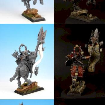Warhammer Lord of Chaos with Standard by rene