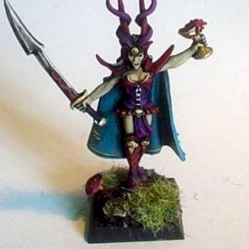 DARK ELVES SORCERESS 1 by WY ZNAWCA
