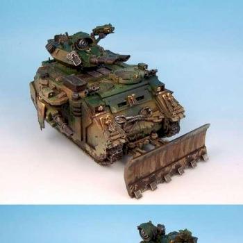 Warhammer 40K Dark Angels Predator Tank by rene