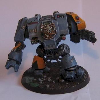 Space Wolves Dreadnought (Arm swaps) by BigWhiteBear