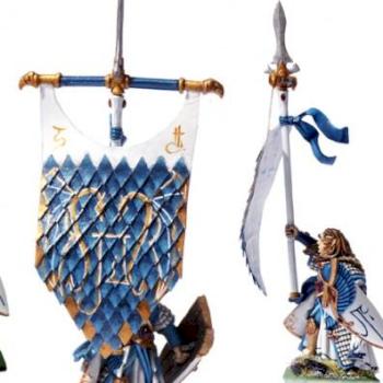 high elfe battle standart bearer by lukatme