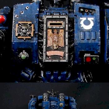 Space Marine Dreadnought by tachitachi