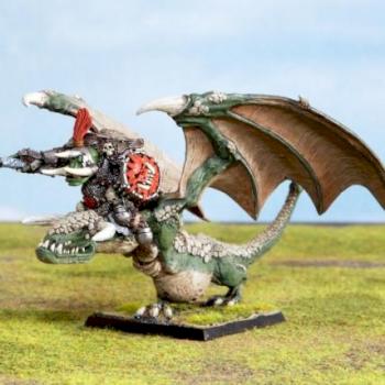 Ork Warboss on Wyvern by the colonel