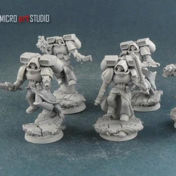 Blood Angels Death Company Squad by vandoc