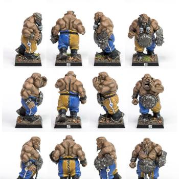 Blood bowl Ogres by Jude