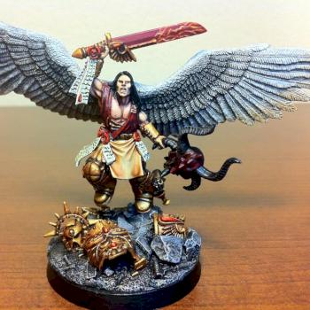Sanguinius, Primarch of the Blood Angels by kevinholcomb