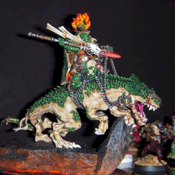 Vulkan He'stan on salamander by Last Templar