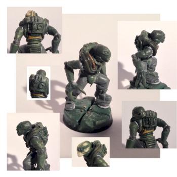 Alien Hybrid Concept  ( Genestealer Cult ) by trenchfoot