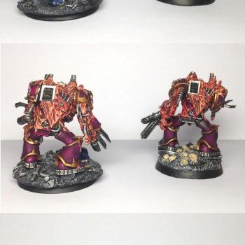 Chaos Space Marines Obliterators of Slaanesh by Mens Paints Studio
