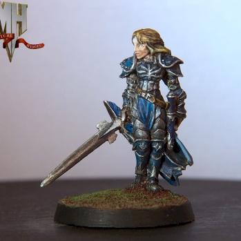 Alaine, Female Paladin by Bossco101