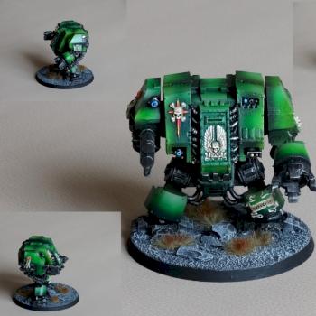Dark Angels Dreadnought by kharn123