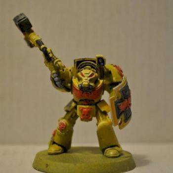 Imperial Fists Assault Terminator by crectrach