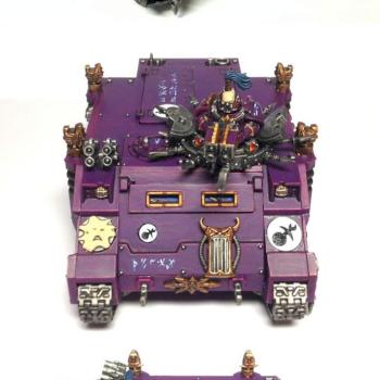 Chaos Space Marines Rhino of Slaanesh by Mens Paints Studio