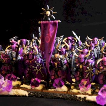Slaaneshi Warriors of Chaos with Sorcerer by Shane3