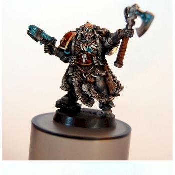 Space Wolves Rune Priest by Logan_Griman
