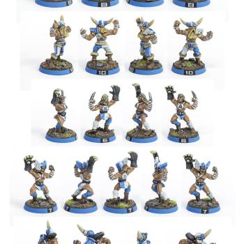 Blood bowl Norse team part 1 by Jude