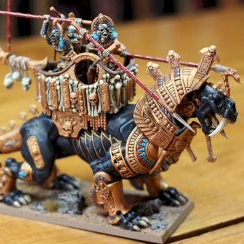 Tomb Kings Khemrian Warphinx by RandomNerdery