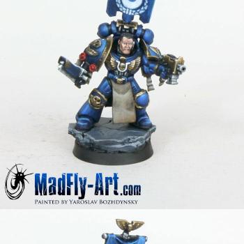 Ultramarine Captain Titus by MadFlyArtStudio