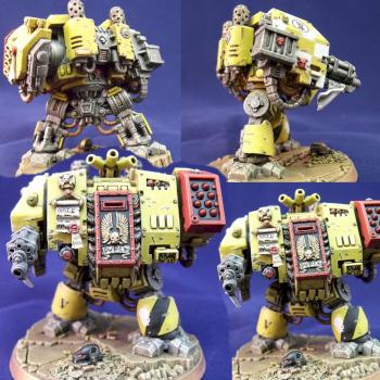Imperial Fists Dreadnought no. 2 by mminghella71