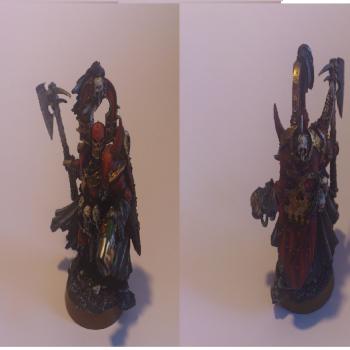 Chaos Space Marine Khorne Lord by Markriudavets