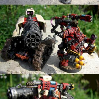 Techmarine with Thunderfire Cannon / Salvenkanone by SupaBen