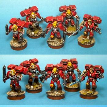 Blood Angels Assault Squad by jdteixeira