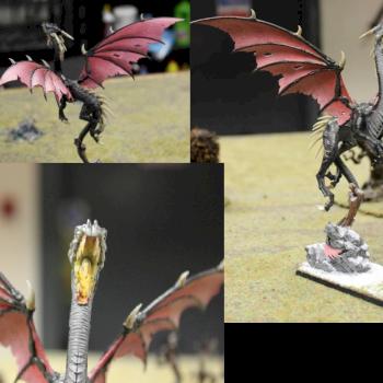 Dark Elf Dragon by NorthernLass