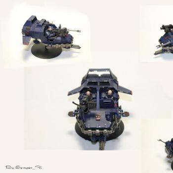 Crimson Fists Landspeeder by Semper_fi