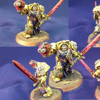 Imperial Fists Captain/Sergeant by mminghella71