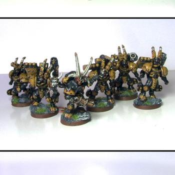 Beastmen 40k longhorns by mayajid