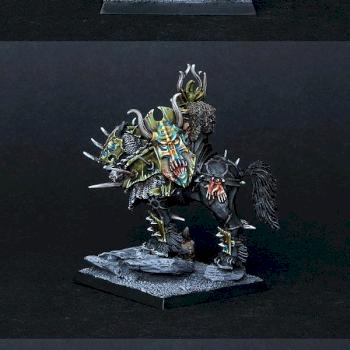 Chaos Lord of Nurgle on Daemonic Mount by BloodyBeast.com