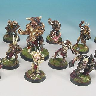 BloodBowl chaos team : the Baphomet's Blasphemers. by Manumilitari