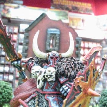 Archaon on foot by ShibbyChick