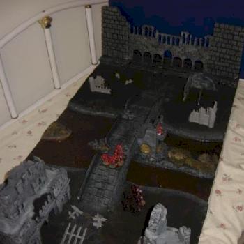My citifight/osgiliath terrain board by FLEXCopMNPD
