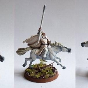 LOTR White Rider - Gandalf on Shadowfax by SnaQ