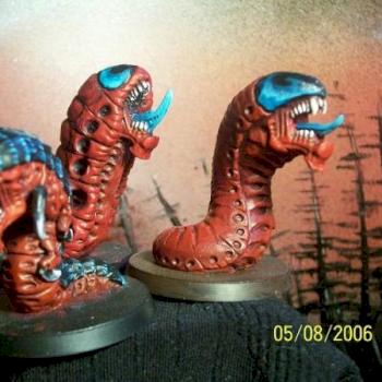 Tyranid blood worms canifex head conversion by peternlaurie