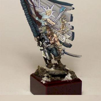 Vostroyan standard bearer by Deucalion