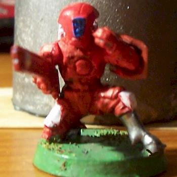 One Of My First Tau FireWarriors by Flukezy