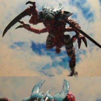Leaping Tyranid Warrior by Rorscach