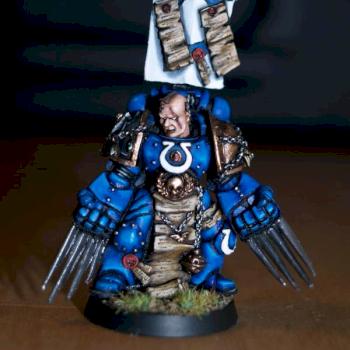 Ultramarine Captain Sicarius by cerebralerebus