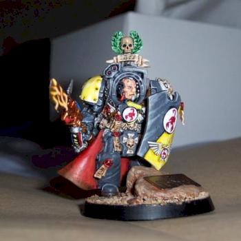 CAPTAIN LYSANDER CONVERTED TO RED SCORPIONS CAPTAIN by mabnkat