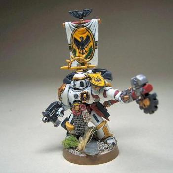 Veteran Sergeant - Praetors of Aquila - Loyalist Space Marine Chapter by farseer