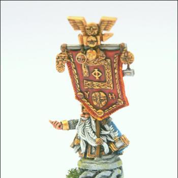 Dwarf Battle Standard Bearer by Tomek Es